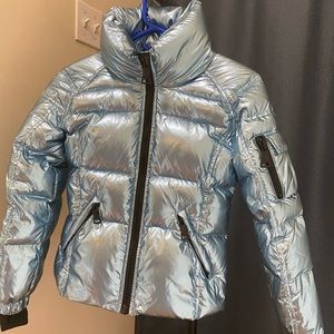 Kids Ice Blue Metallic SAM coat
